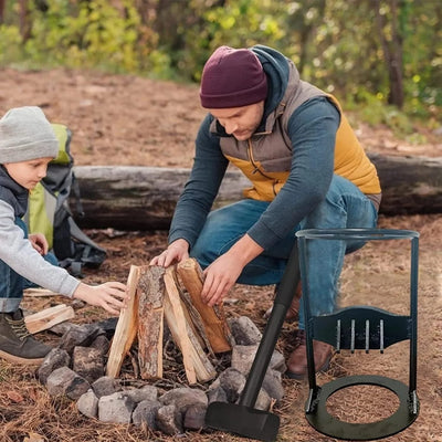 Manual Wood Splitter Cast Iron No Axe