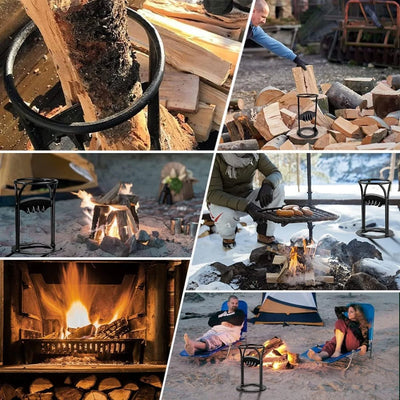 Manual Wood Splitter Cast Iron No Axe