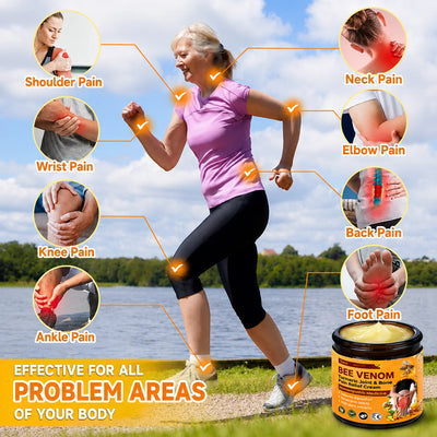 Massage Balm Warming Bee Venom & Turmeric Fast Absorbing