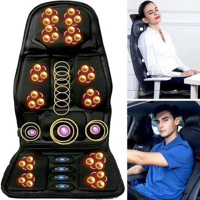Massage Chair Pad 8 Modes Heat & Adjustable Intensity