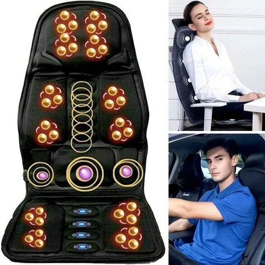 Massage Chair Pad 8 Modes Heat & Adjustable Intensity