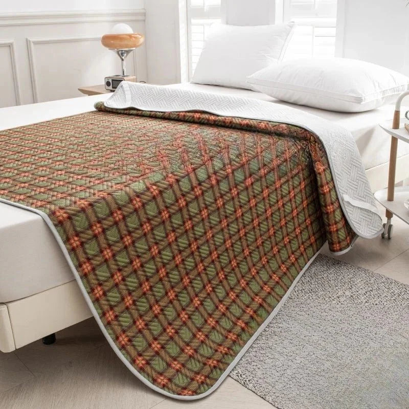 Mattress Pad Quilted Air-Channel Cooling Anti-Slip Backing
