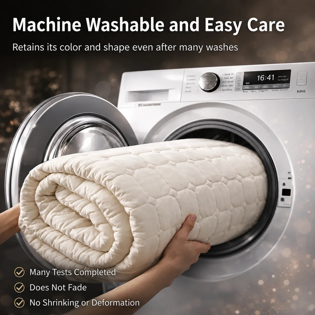 Mattress Protector Quilted Waterproof Fitted