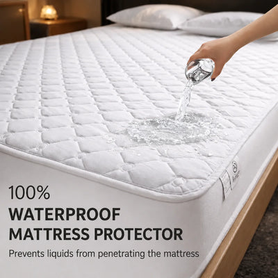 Mattress Protector Quilted Waterproof Fitted