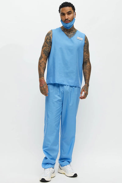 Medical Scrub Costume Set Breathable Wrinkle-Resistant