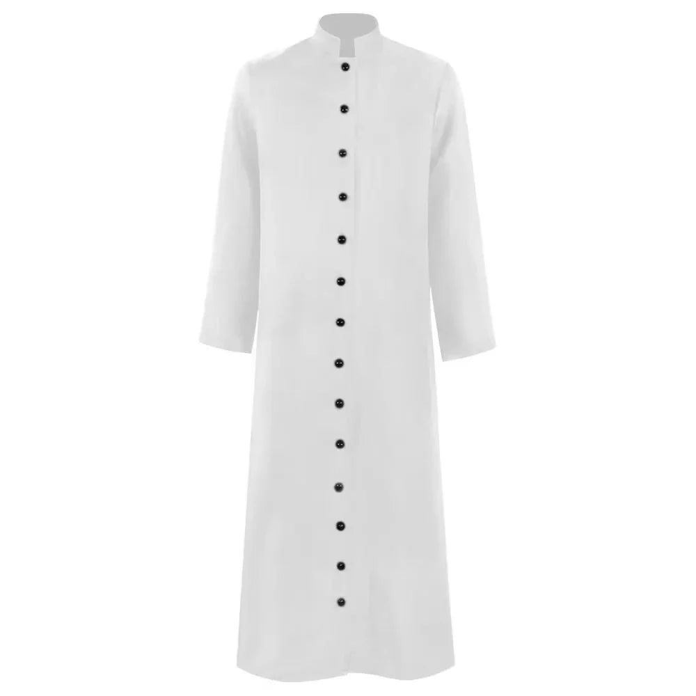 Medieval Costume Robe Full-Length Flowing Pull-On XS To 5XL
