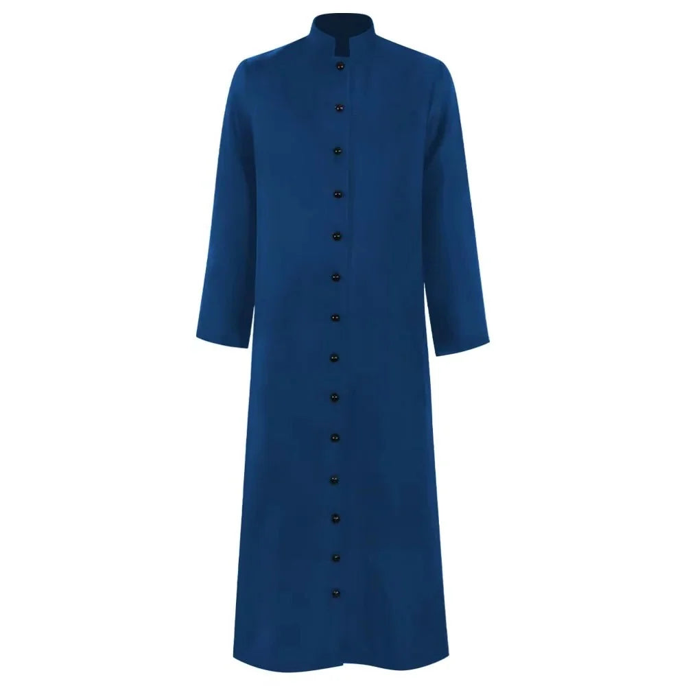 Medieval Costume Robe Full-Length Flowing Pull-On XS To 5XL