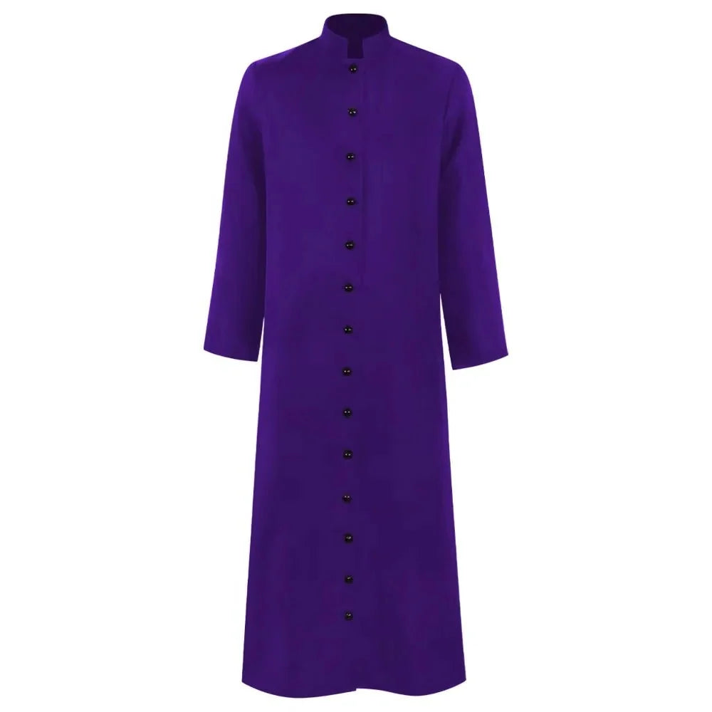 Medieval Costume Robe Full-Length Flowing Pull-On XS To 5XL