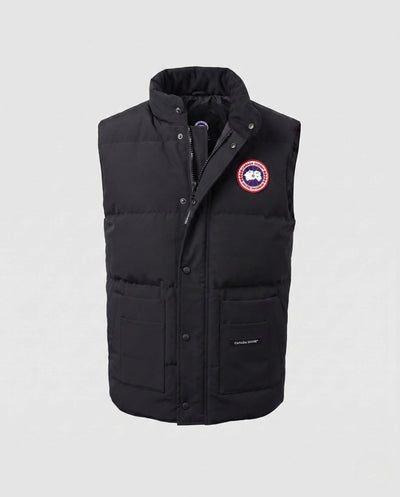 Men's Puffer Vest Insulated Windproof High Stand-Up Collar