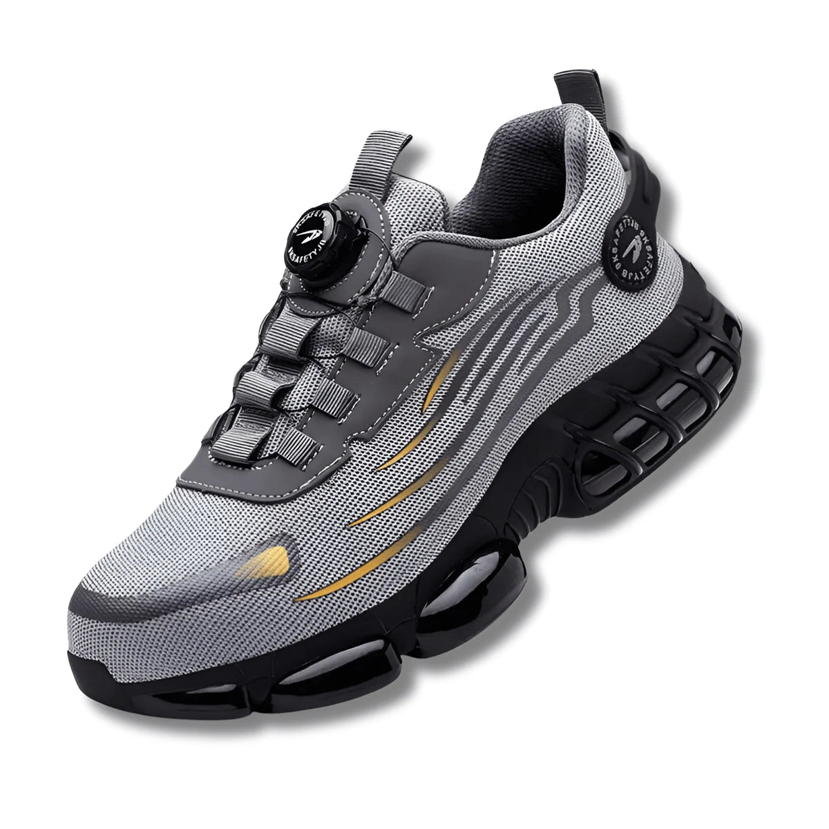 Men's Safety Shoes One-Handed Twist Lock Kevlar Midsole
