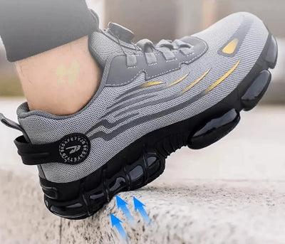 Men's Safety Shoes One-Handed Twist Lock Kevlar Midsole