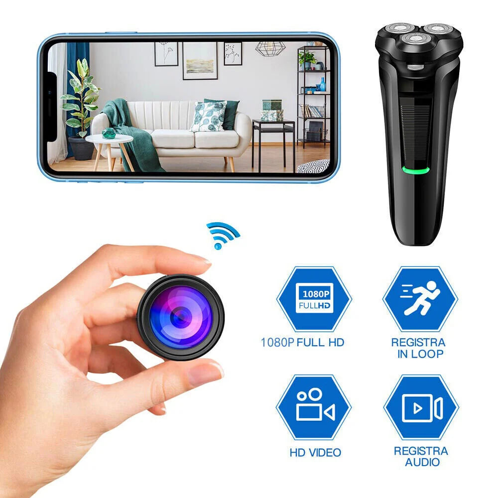 Mini Camera 1080p WiFi Motion Detection & Night Vision