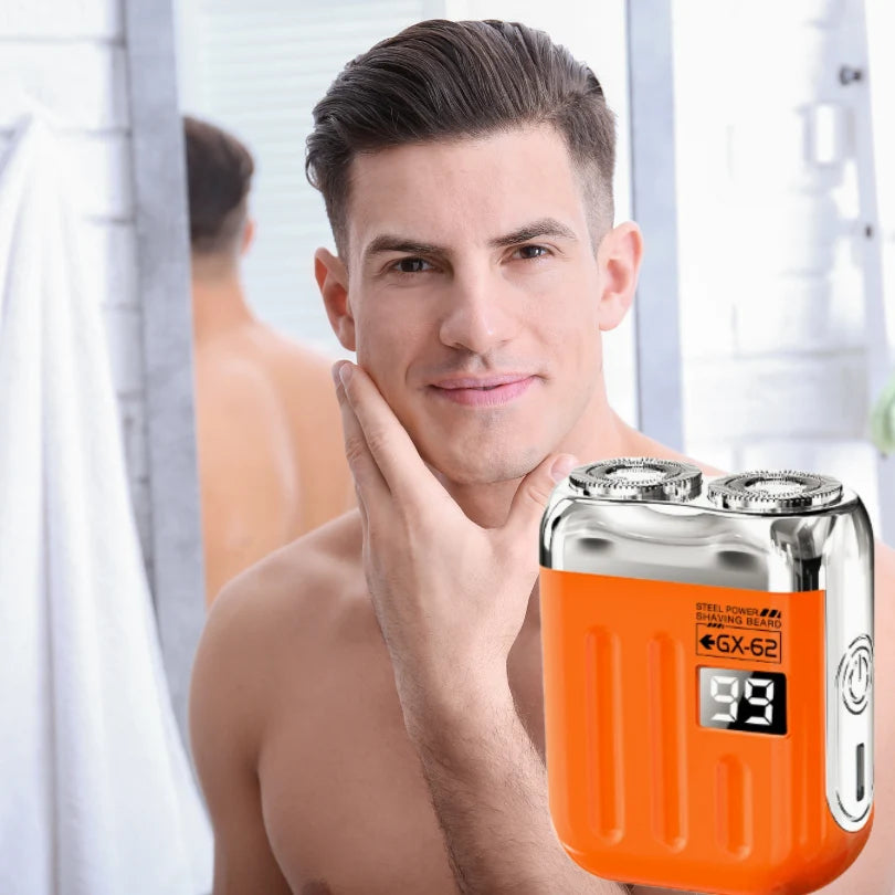 Mini Electric Shaver Dual Precision Heads USB Rechargeable