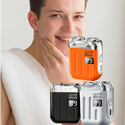 Mini Electric Shaver Dual Precision Heads USB Rechargeable