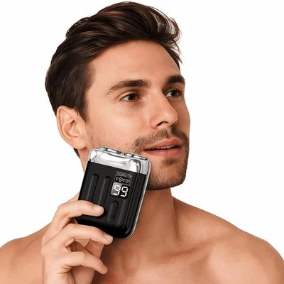 Mini Electric Shaver Dual Precision Heads USB Rechargeable