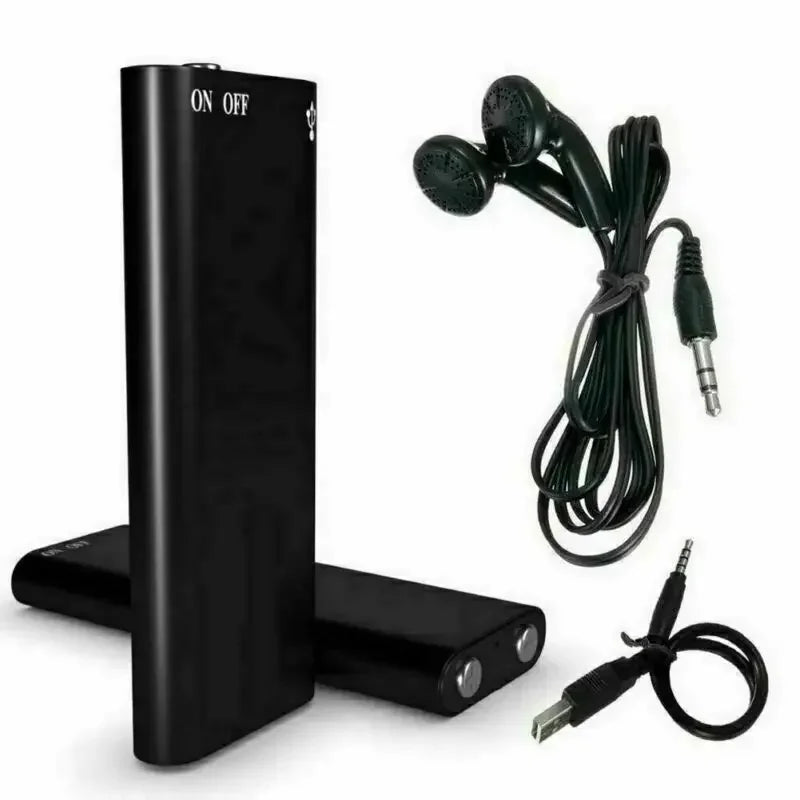 Mini Voice Recorder Voice-Activated Magnetic 13-Hour Battery