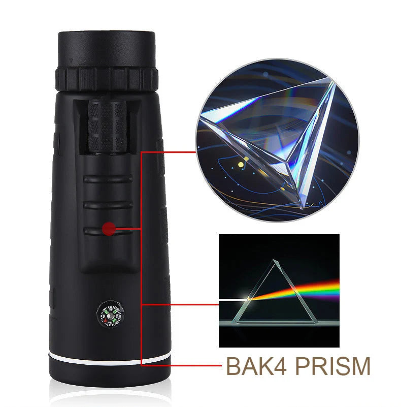 Monocular Telescope 500X Zoom HD Optics