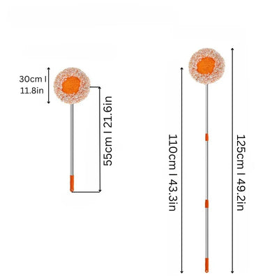 Mop 360° Swivel Head Telescopic Handle Chenille Microfiber