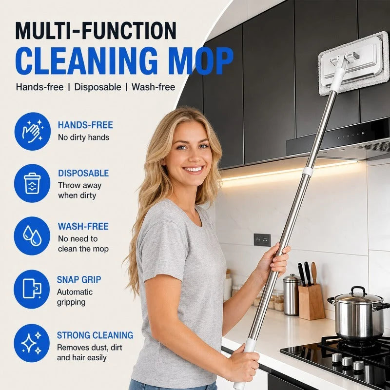 Mop Universal Cloth Grip 360° Swivel Head