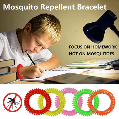 Mosquito Repellent Bracelets DEET-Free Waterproof 24-Pack