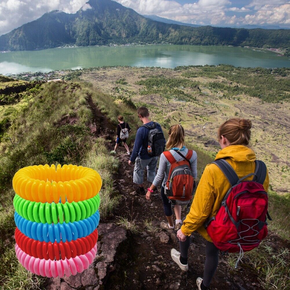 Mosquito Repellent Bracelets DEET-Free Waterproof 24-Pack