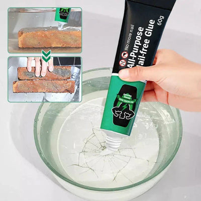 Mounting Adhesive Drill-Free Waterproof Bonds Ceramic, Glass & Wood