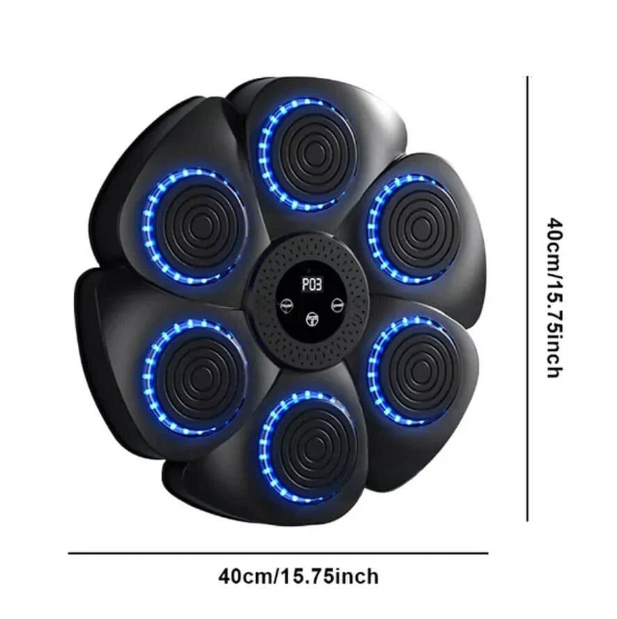 Music Boxing Pad Interactive Target Zones & Rhythm Guides