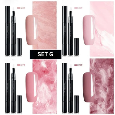 Nail Art Pen Precision Tip Fast-Drying Gel Color