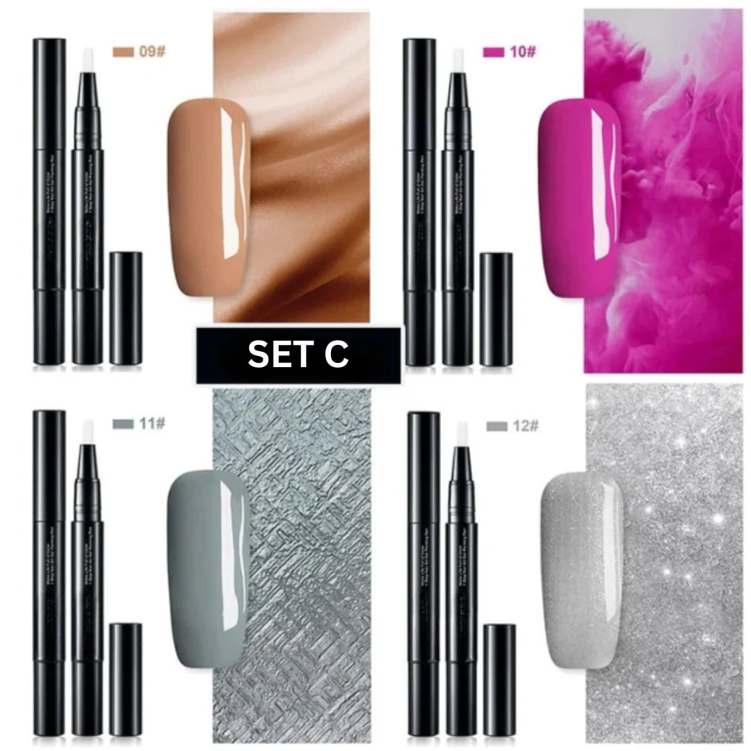 Nail Art Pen Precision Tip Fast-Drying Gel Color