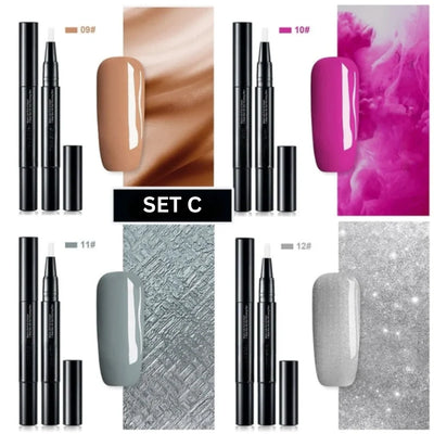 Nail Art Pen Precision Tip Fast-Drying Gel Color