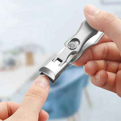 Nail Clipper Carbon Steel Wide Jaw Built-In Catcher