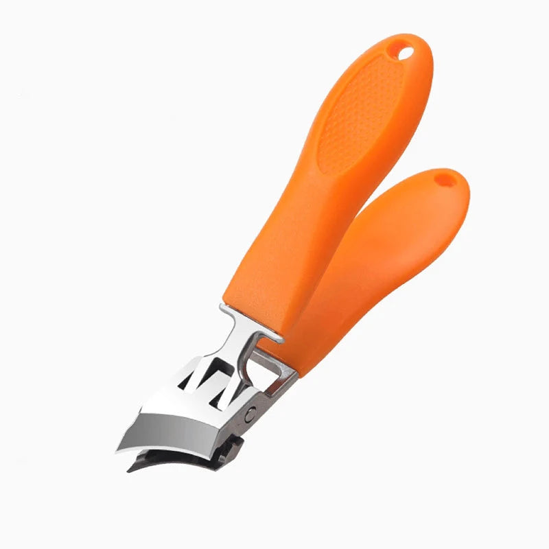 Nail Clipper Wide Cutting Surface & Integrated Clipping Container