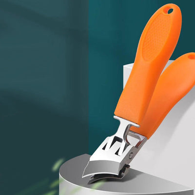 Nail Clipper Wide Cutting Surface Non-Slip Grip & Catcher