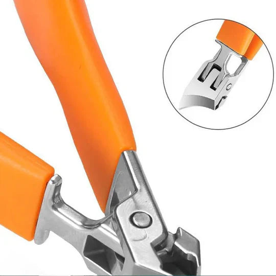 Nail Clippers Extra-Wide Jaw Stainless Steel Non-Slip Handle