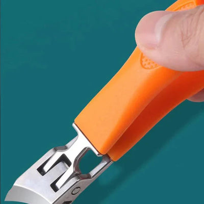 Nail Clippers Extra-Wide Jaw Stainless Steel Non-Slip Handle