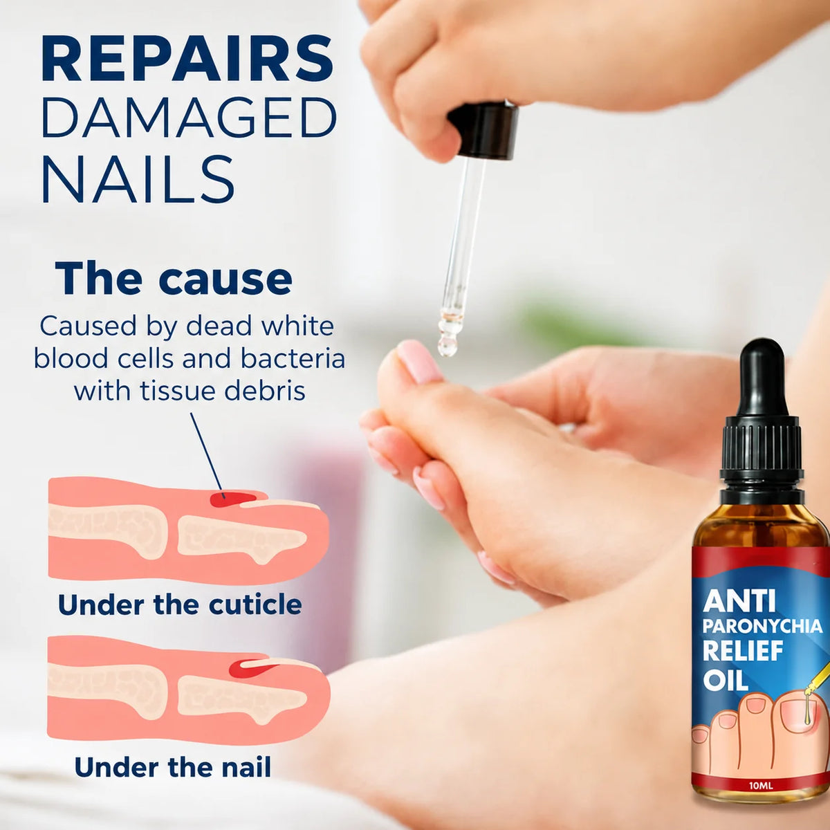 Nail Repair Serum Strengthening Dropper 10ml