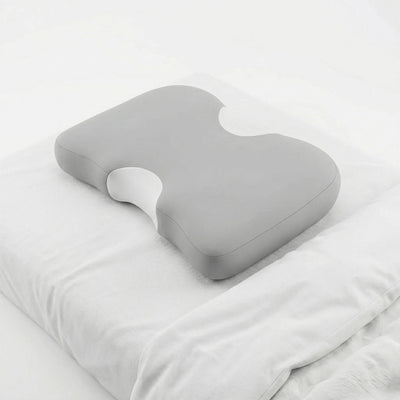 Neck Pillow Contoured Memory Foam Dual-Height Support Cooling Cover