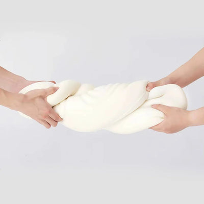 Neck Pillow Contoured Memory Foam Dual-Height Support Cooling Cover