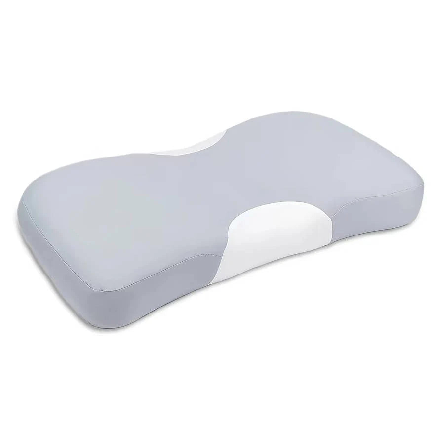 Neck Pillow Contoured Memory Foam Dual-Height Support Cooling Cover