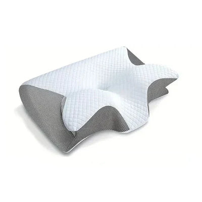 Neck Pillow Contoured Memory Foam Removable Breathable Cover