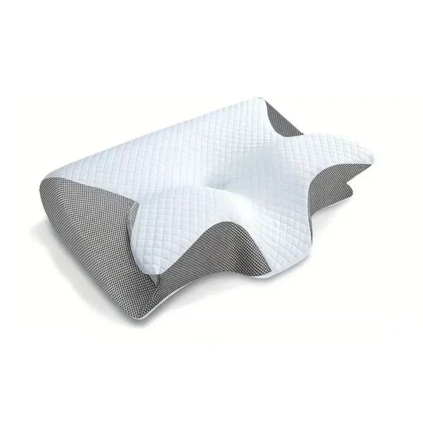 Neck Pillow Contoured Memory Foam Removable Breathable Cover