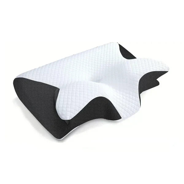 Neck Pillow Contoured Memory Foam Removable Breathable Cover