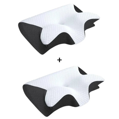 Neck Pillow Contoured Memory Foam Removable Breathable Cover