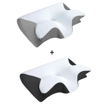 Neck Pillow Contoured Memory Foam Removable Breathable Cover