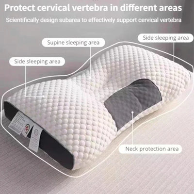 Neck Pillow Ergonomic Breathable Knitted Cover