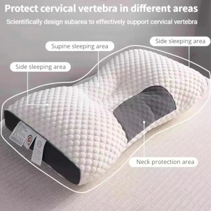 Neck Pillow Ergonomic Breathable Knitted Cover