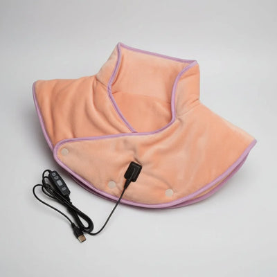 Neck & Shoulder Heat Pad Contoured Fit Vibration Massage