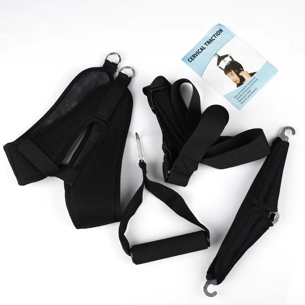 Neck Stretcher Gravity-Assisted Adjustable Door Mount Portable Design