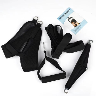 Neck Stretcher Gravity-Assisted Adjustable Door Mount Portable Design