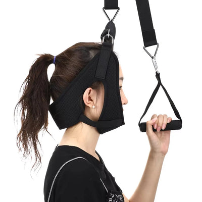 Neck Stretcher Gravity-Assisted Adjustable Door Mount Portable Design